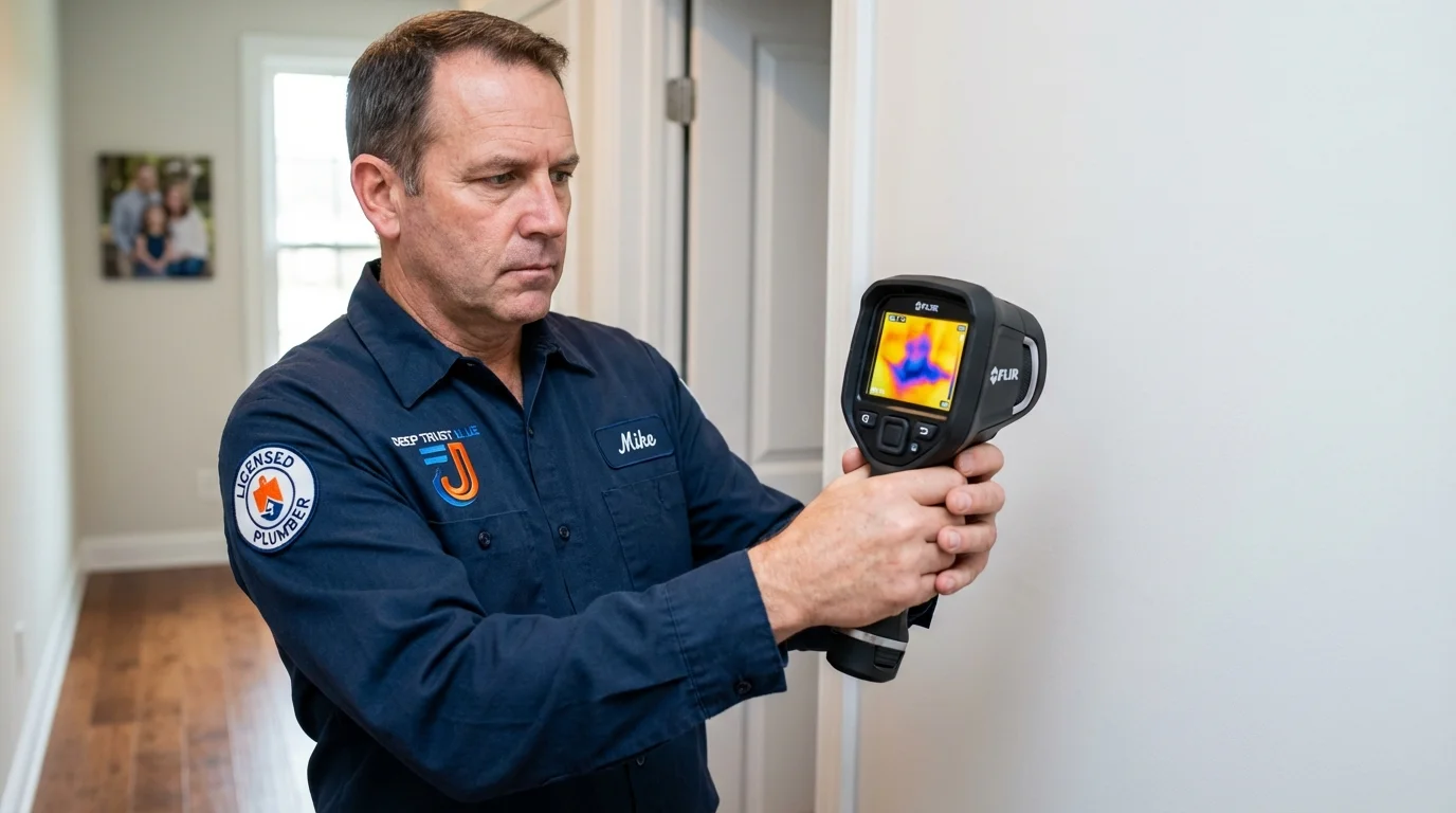 Thermal imaging leak detection by Johns Plumbing LLC in Moody